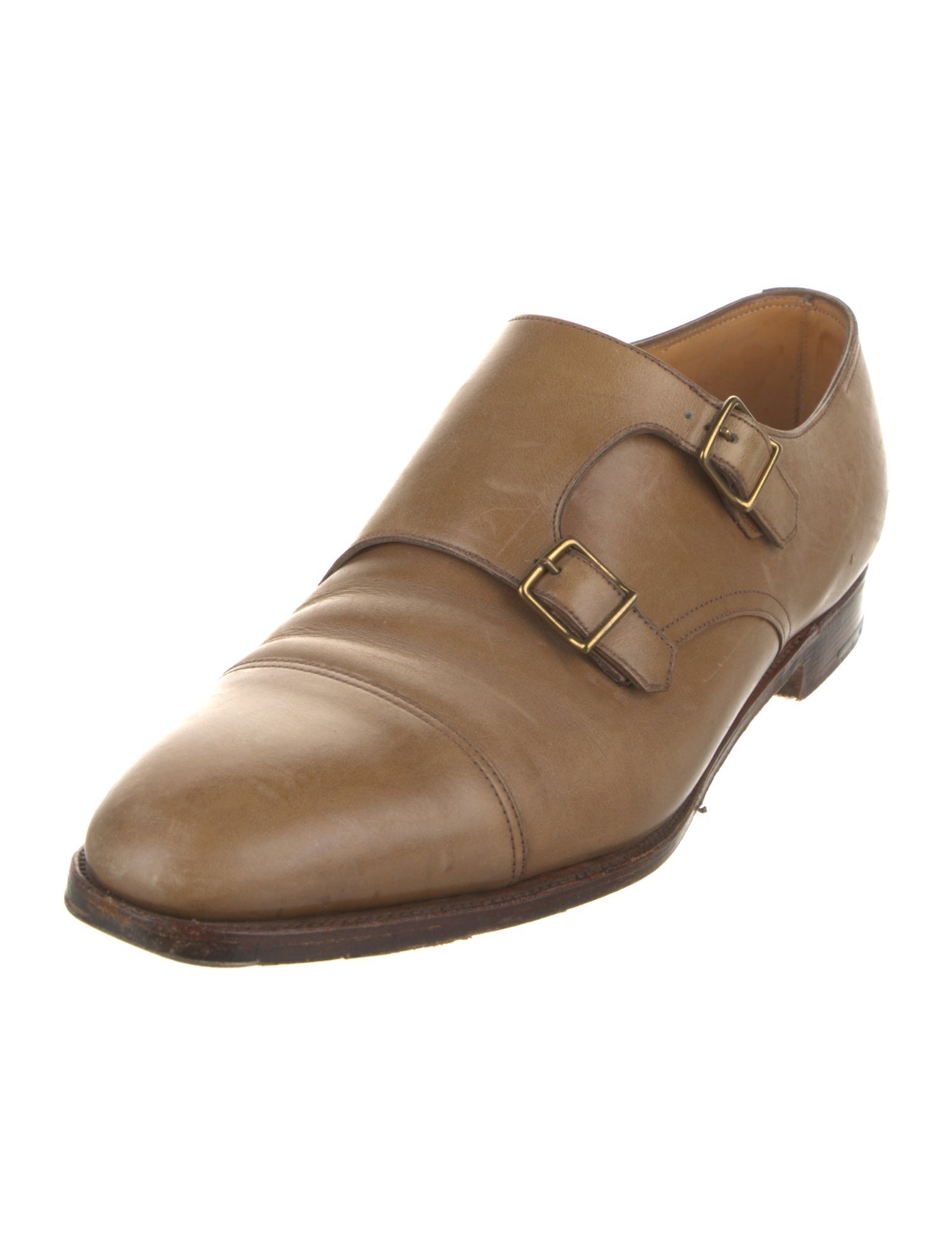John Lobb Leather Monk Straps